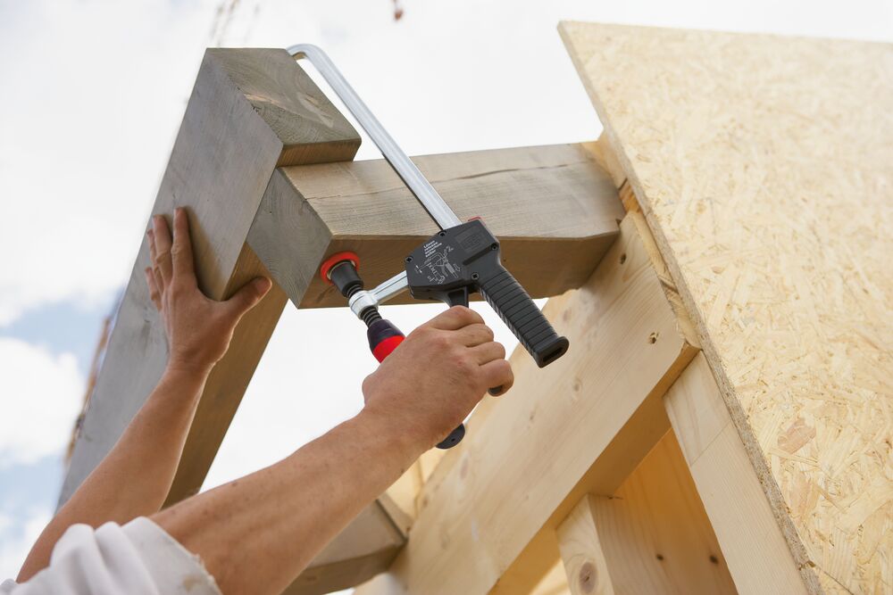 One-handed clamp with 2K plastic handle EHZ-2K – BESSEY